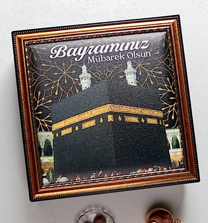Kabe ve Bayram Hediyelik Yaldızlı Kristal Çikolata