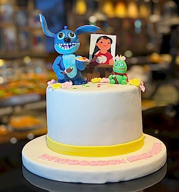 Stitch Karakterli Yaş Pasta
