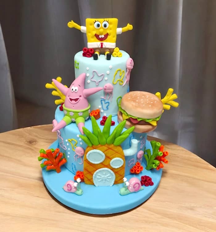 Sünger Bob Doğum Günü Pastası