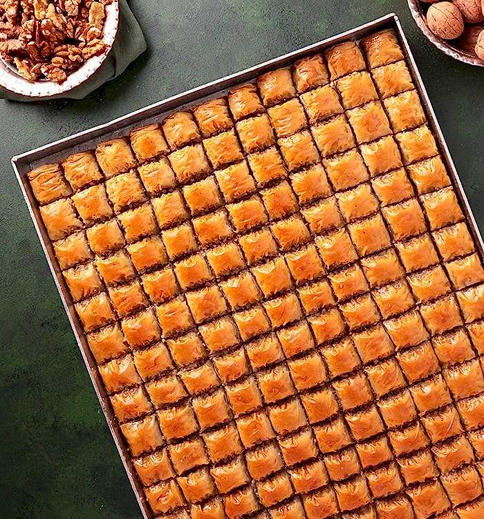 Tepsi Cevizli Mini Baklava (3500Gr)